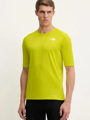 The North Face t-shirt sportowy Shadow męski kolor zielony gładki NF0A87TUJE31