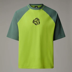 The North Face T-shirt Unisex Nse Dotknit Meadow Grass-duck Green Rozmiar L male