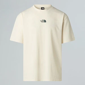 The North Face T-shirt Unisex O Kroju Oversize Mountain Fun White Dune Rozmiar M male