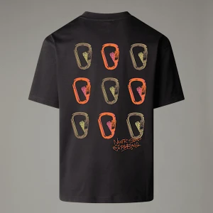 The North Face T-shirt Unisex O Kroju Oversize Nse Tnf Black Rozmiar XS male