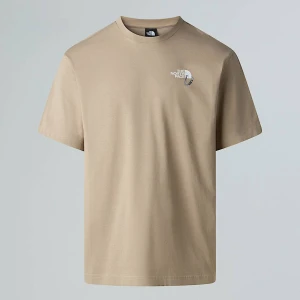 The North Face T-shirt Unisex O Luźnym Kroju Explore Carabiner Mushroom Grey Rozmiar XL male