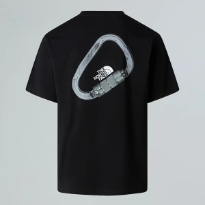 The North Face T-shirt Unisex O Luźnym Kroju Explore Carabiner Tnf Black Rozmiar S male