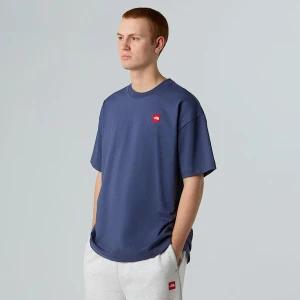 The North Face T-shirt Unisex Red Box Lunar Blue Rozmiar M male