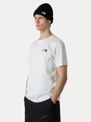 The North Face T-Shirt Vertical NF0A8EE7 Biały Regular Fit