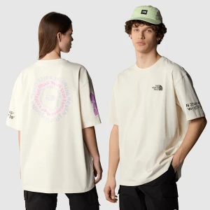 The North Face T-shirt Z Grafiką Nse White Dune Rozmiar L male