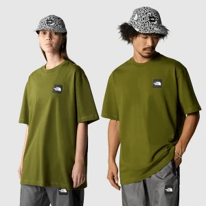 The North Face T-shirt Z Naszywką Nse Forest Olive Rozmiar XS male