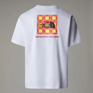 The North Face T-shirt Z Prostokątną Grafiką Tnf X Yinka Ilori Unisex Tnf White Rozmiar M male