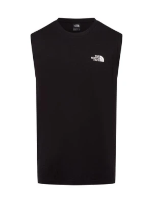 The North Face Tank top męski Mężczyźni Bawełna czarny|biały jednolity,