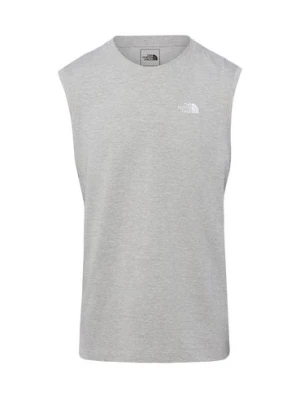 The North Face Tank top męski Mężczyźni Bawełna szary marmurkowy,