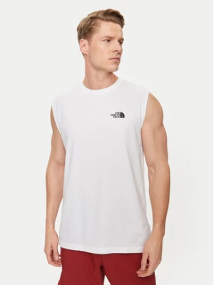The North Face Tank top Simple Dome NF0A87R3 Biały Regular Fit