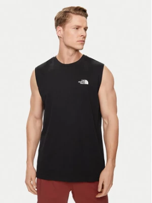 The North Face Tank top Simple Dome NF0A87R3 Czarny Regular Fit