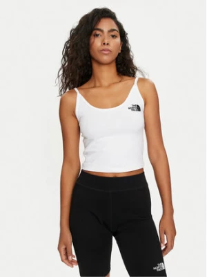 The North Face Top NF0A55AQ Biały Cropped Fit