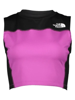 The North Face Top sportowy w kolorze fioletowo-żółtym rozmiar: M