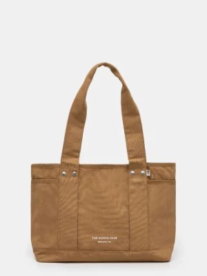 The North Face torebka bawełniana Circular Cotton Tote kolor brązowy NF0A88TN1731