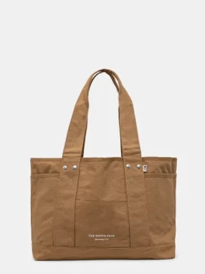 The North Face torebka bawełniana Circular Cotton Tote kolor brązowy NF0A88TN1731