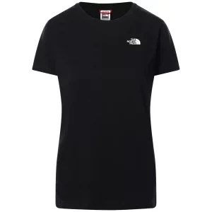 The North Face W Simple Dome Tee NF0A4T1AJK3, Damskie, Czarne, t-shirty, bawełna, rozmiar: XS