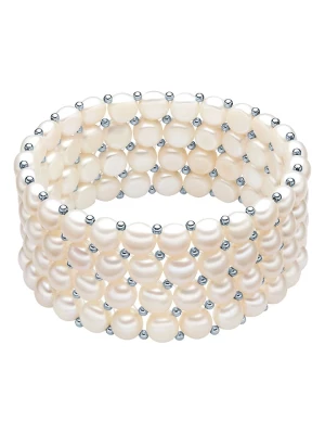 The Pacific Pearl Company Bransoletka perłowa w kolorze białym rozmiar: onesize