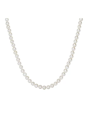 The Pacific Pearl Company Naszyjnik perłowy w kolorze białym - dł. 42 cm rozmiar: onesize