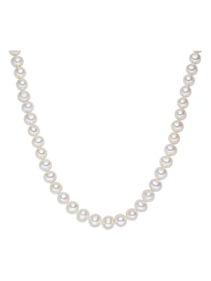 The Pacific Pearl Company Naszyjnik perłowy w kolorze białym - dł. 50 cm rozmiar: onesize