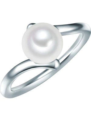 The Pacific Pearl Company Srebrny pierścionek z perłą rozmiar: 50