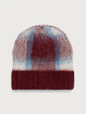 The Ragged Priest czapka beanie damska z dodatkiem wełny bordowy