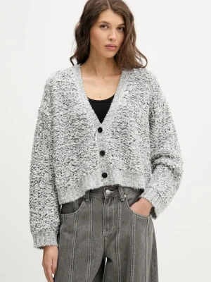 The Ragged Priest kardigan damski kolor szary ciepły RPAW251085KW