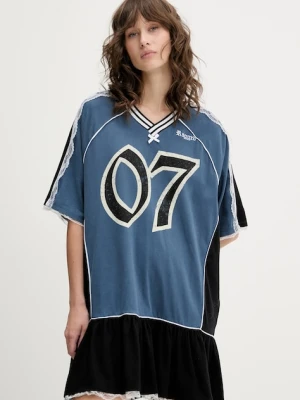 The Ragged Priest sukienka bawełniana mini oversize RPSS251042JS