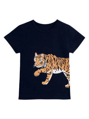 THE STRIPED CAT Koszulka w kolorze czarno-jasnobrązowym rozmiar: 134/140