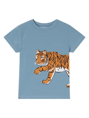 THE STRIPED CAT Koszulka w kolorze niebiesko-jasnobrązowym rozmiar: 134/140