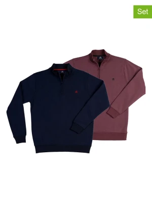 The Time of Bocha Bluzy (2 szt.) w kolorze fioletowym i granatowym rozmiar: XL