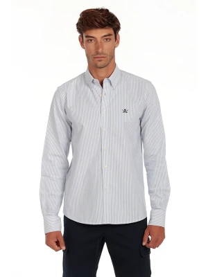 The Time of Bocha Koszula "Oxford" w kolorze błękitno-białym rozmiar: L