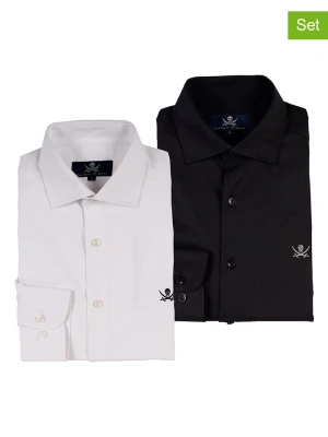 The Time of Bocha Koszule (2 szt.) - Regular fit - w kolorze białym i czarnym rozmiar: L