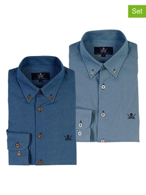 The Time of Bocha Koszule (2 szt.) - Regular fit - w kolorze błękitno-niebieskim rozmiar: XL