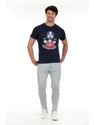 The Time of Bocha Koszulka w kolorze granatowym rozmiar: S