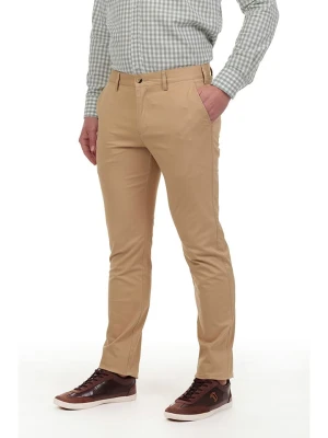 The Time of Bocha Spodnie chino w kolorze beżowym rozmiar: 50