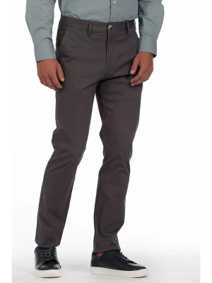 The Time of Bocha Spodnie chino w kolorze ciemnobrązowym rozmiar: 52