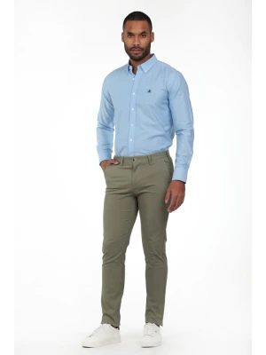 The Time of Bocha Spodnie chino w kolorze khaki rozmiar: 56