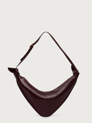 Themoire torebka crossbody damska SAFFO THEMOIRè bordowy