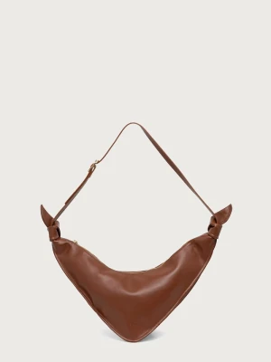Themoire torebka crossbody damska SAFFO THEMOIRè brązowy