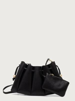 Themoire torebka crossbody damska skórzana CALIPSO THEMOIRè czarny