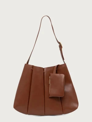 Themoire torebka shopper damska CALIPSO THEMOIRè brązowy