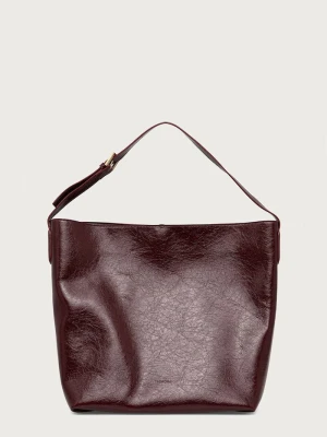 Themoire torebka shopper damska ZOE THEMOIRè bordowy