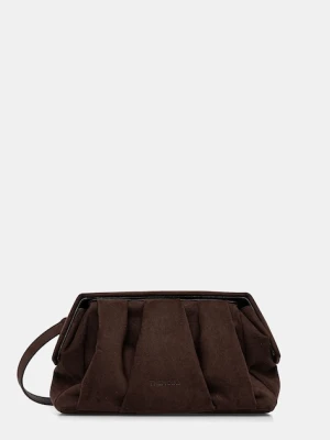 Themoire torebka zamszowa kolor brązowy TMFW25AFSUE109