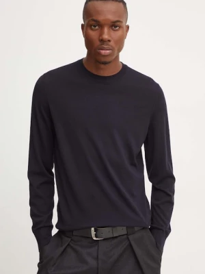 Theory sweter wełniany granatowy