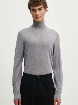 Theory sweter wełniany szary