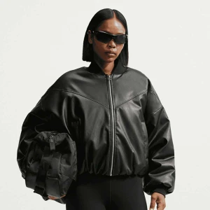 Therma-FIT Pleather Bomber Jacket Nike czarny