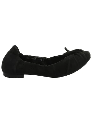 Think! Skórzane baleriny "Balla" w kolorze czarnym rozmiar: 38