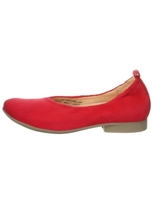 Think! Skórzane baleriny "Guad2" w kolorze czerwonym rozmiar: 37