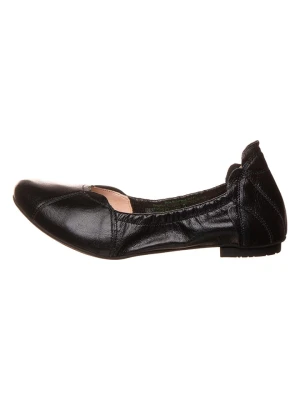 Think! Skórzane baleriny w kolorze czarnym rozmiar: 38,5