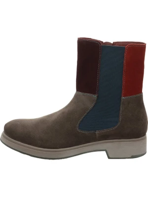 Think! Skórzane botki w kolorze brązowym rozmiar: 38